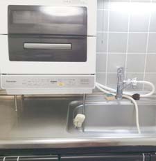 食洗機置き台の設置写真はパナソニック