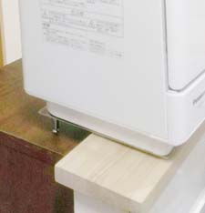 食洗機置き台の設置写真はパナソニック